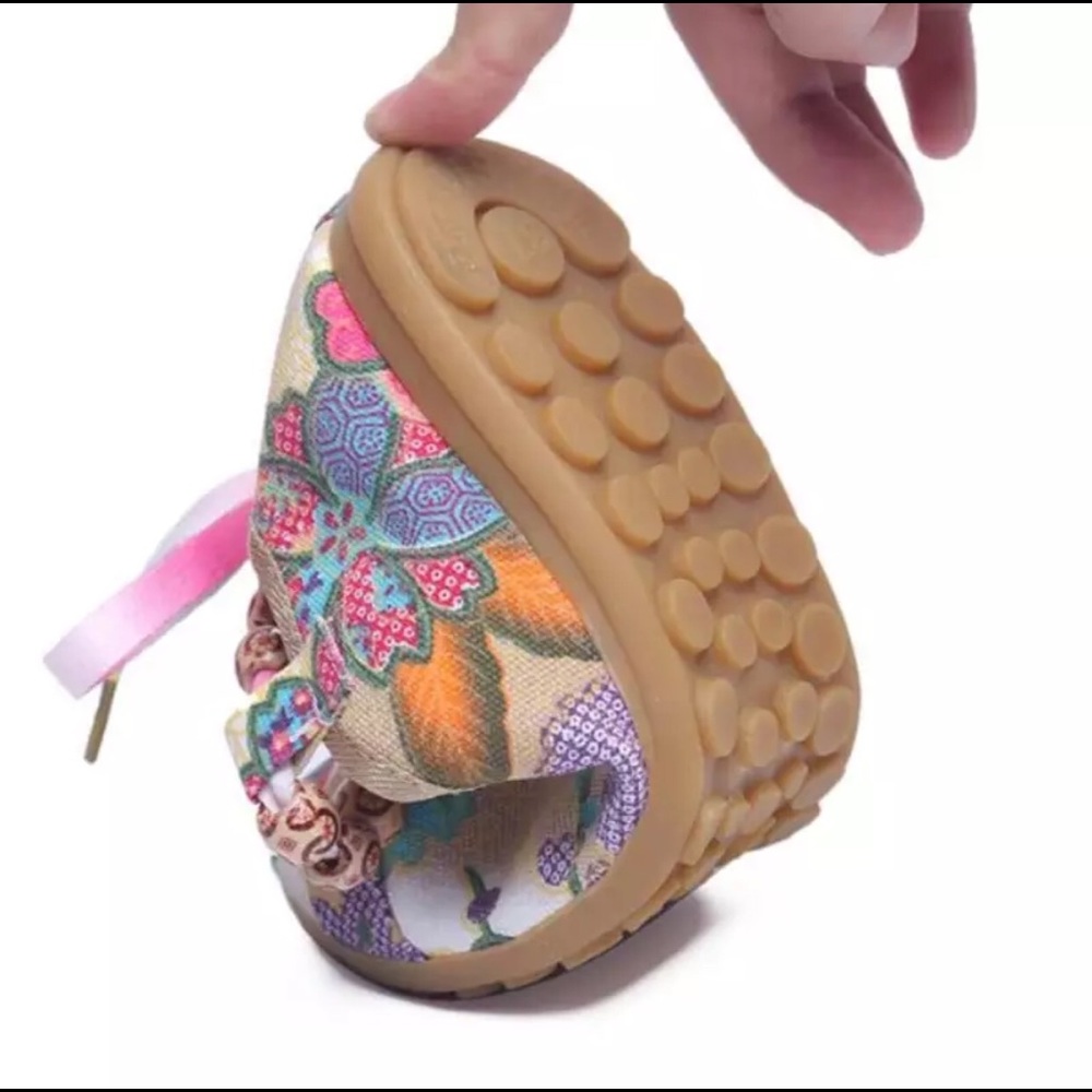 •❌•Retro Girly| NWT |Floral Mlticlr Flats• - Picture 2 of 8